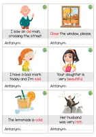 Vista previa - Unidades / Secuencias / Situaciones de Aprendizaje - Antonym and Synonym Task Cards - página 2