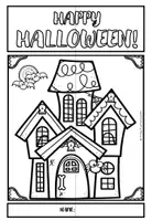 Vorschau - Unterrichtsreihen - Happy Halloween - Lapbook: Lernwerkstatt mit Fact Cards - Deckblatt