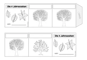 Vorschau - Arbeitsblätter - Jahreszeiten: Leporello (Kl. 2) - Seite 3