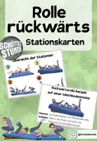 Vorschau - Bildkarten - Rolle rückwärts - Stationskarten - Deckblatt