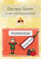 Vorschau - Stationenlernen - Materialpaket: Weihnachten Klasse 1 - Deckblatt