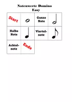 Vorschau - Arbeitsblätter - Musik - Notenlehre Quiz (Notenwerte, C-Dur...) - Seite 1