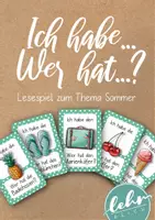 Vorschau - Spiele - Lesespiel Sommer - Ich habe... Wer hat? - Deckblatt
