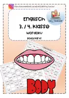 Vorschau - Arbeitsblätter - Spiel Wordoku "My body" - Deckblatt