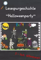 Vorschau - Arbeitsblätter - Halloween: Lesespurgeschichte 3-fach differenziert Klasse 1 bis 4 - Deckblatt