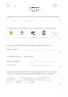 Vorschau - Test - 1. Leistungskontrolle Französisch - Deckblatt