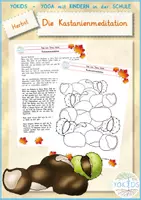 Vorschau - selbst erstellte Cliparts/Grafiken - Herbst Kastanienmeditation - Deckblatt