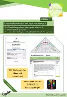 Vorschau - Unterrichtsreihen - Stoffverteilungsplan 2024/2025 Mathematik Klasse 5 - Mittelschule Bayern LehrplanPLUS *anpassbarer Jahresplan* - Deckblatt