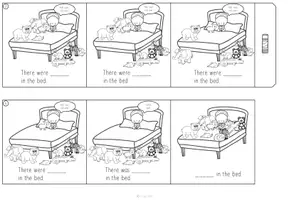 Vorschau - Arbeitsblätter - Leporello erstellen am Beispiel von "Ten in the Bed" (numbers) - Seite 2