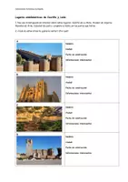 Vista previa - Hojas de trabajo - Castilla y León - Lugares emblemáticos - Portada