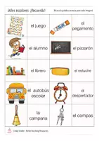 Vorschau - Spiele - Útiles de escuela Schule Spanisch RECUERDA! - Seite 2
