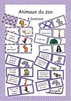 Vorschau - Spiele - animaux du zoo - Dominopaket - Deckblatt