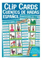 Vorschau - Aufgabenkarten - Klammerkarten cuentos de hadas Spanisch - Deckblatt