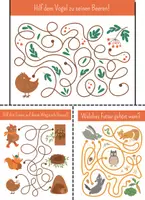 Vorschau - Arbeitsblätter - Gratis Herbst Labyrinth - ideal für Zwischendurch/kostenlos - Seite 2