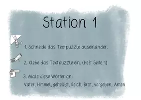 Vorschau - Arbeitsblätter - Vaterunser (Lernen an Stationen) - Seite 3