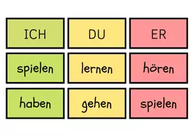 Vista previa - Unidades / Secuencias / Situaciones de Aprendizaje - Spiel Verben A1 - DAF - página 1