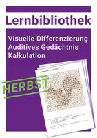 Vorschau - Arbeitsblätter - 18 lerndidaktische Arbeitsblätter (HERBSTSET) - Deckblatt