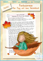 Vorschau - selbst erstellte Cliparts/Grafiken - Herbst Fantasiereise Der Flug mit dem Herbstblatt - Deckblatt