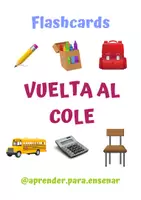 Vista previa - Unidades / Secuencias / Situaciones de Aprendizaje - PACK FLASHCARDS (ESPAÑOL) - Portada