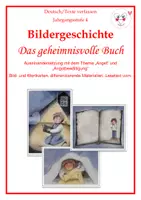 Vorschau - Arbeitsblätter - Deutsch Texte verfassen - Grusel-/Angstgeschichte Jgst. 4 - Deckblatt