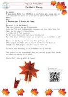 Vorschau - Mal- und Bastelvorlagen - Herbst Die Blatt Atmung Atemübung für Kinder - Seite 1