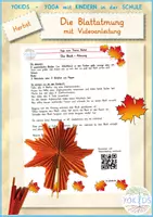 Vorschau - Mal- und Bastelvorlagen - Herbst Die Blatt Atmung Atemübung für Kinder - Deckblatt