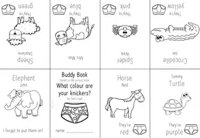 Vorschau - Arbeitsblätter - Materialpaket - Erarbeitung eines Bilderbuchs (What colour are your knickers?) - Seite 2