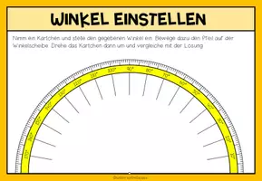 Vorschau - Fördermaterial/Inklusion - WINKEL - Winkel einstellen (Legeübung) - Seite 2