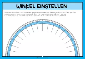 Vorschau - Fördermaterial/Inklusion - WINKEL - Winkel einstellen (Legeübung) - Seite 3