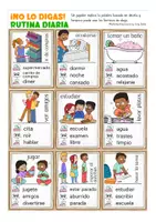Vista previa - Juegos / Gamificación - No lo digas rutina diaria juego Español - página 3