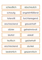 Vorschau - Arbeitsblätter - HALLOWEEN-Paket für den Deutschunterricht - Seite 1