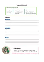 Vorschau - Arbeitsblätter - Schreiben einer "Argumentation" inkl. Beispiel - Deckblatt