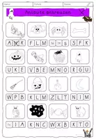 Vorschau - Arbeitsblätter - Anlauttraining Halloween Vorschule/Klasse 1 - Seite 1