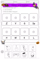 Vorschau - Arbeitsblätter - Anlauttraining Halloween Vorschule/Klasse 1 - Seite 3