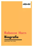 Vorschau - Arbeitsblätter - Rebecca Horn - Werke & Biografie - Arbeitsblatt mit Video - Deckblatt