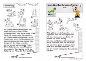Vorschau - Arbeitsblätter - Wochenhausaufgabe Leserätsel - Seite 3