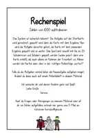 Vorschau - Arbeitsblätter - Halloween-Rechenspiel mit Arbeitsblatt: Zahlen von 1000 subtrahieren - Seite 1