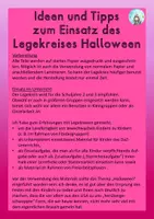 Vorschau - Spiele - Legekreis Halloween (2./ 3. Kl., inkl. Tipps zum Einsatz) - Seite 1