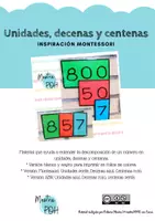 Vista previa - Unidades / Secuencias / Situaciones de Aprendizaje - Unidades, decenas y centenas - Portada