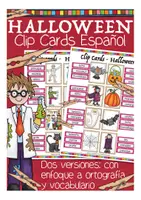 Vista previa - Juegos / Gamificación - Halloween Español Clip Cards - Portada