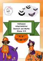 Vorschau - Arbeitsblätter - Halloween ABs Deutsch und Mathe 3,4 - Deckblatt