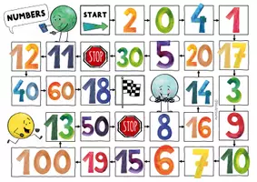 Vorschau - Spiele - Numbers - Game Board / Spielbrett / Spielfeld - Seite 3