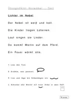 Vorschau - Arbeitsblätter - D | Kl. 2 | Übungsdiktat November | Übungen | 5 ABs - Seite 2