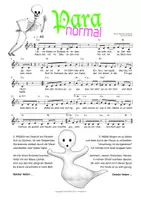 Vorschau - Audio-Dateien - Notenblatt + Playback | Paranormal | Halloween - Lied - Deckblatt