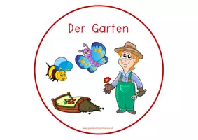 Vorschau - Arbeitsblätter - Wortschatz GARTEN - Materialpaket - Seite 1