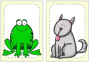 Vorschau - Bildkarten - Tafelmaterial - Bild- und Wortkarten zur Erweiterung des Wortschatzes (Dear Zoo) - Seite 3