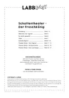 Vorschau - Mal- und Bastelvorlagen - Schattentheater "Der Froschkönig" - Figuren + Texte - Seite 3
