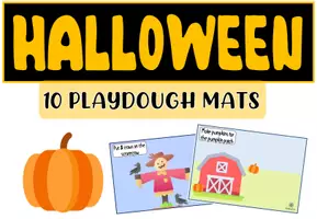 Vista previa - Unidades / Secuencias / Situaciones de Aprendizaje - Manteles plastilina Halloween inglés - página 1