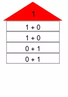 Vorschau - Stationenlernen - Rechenhäuser Addition und Subtraktion ZR 10 - Seite 1