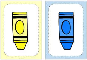 Vorschau - Bildkarten - Tafelmaterial - Bild- und Wortkarten zur Erweiterung des Wortschatzes (Mouse Paint) - Seite 1